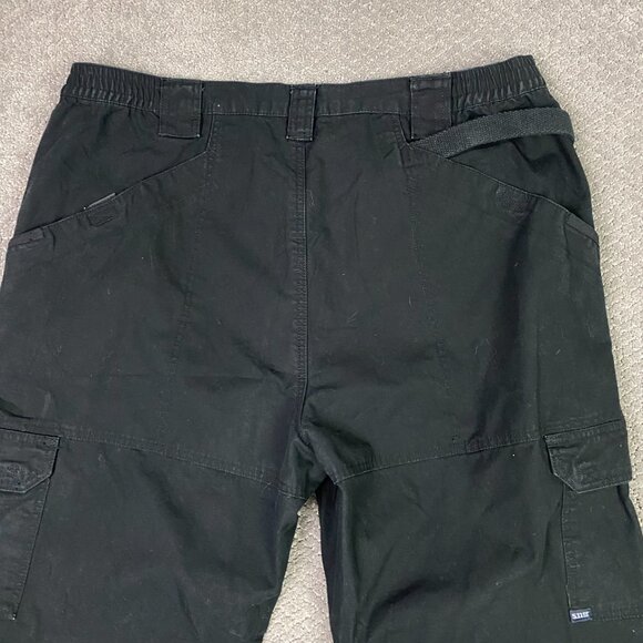 5.11 Tactical Pants Men's 40 x 32 Black Tactical Series Cargo Work Canvas 74251 - Picture 5 of 14